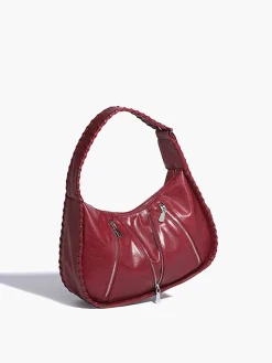 COMMENSE Soft-Buckle Zip-Decor Armpit Bag* Bags|Accessories