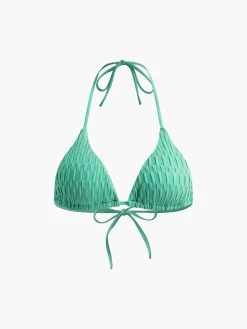 COMMENSE Solid Halter Knotted Bikini Set* Swimwear|Tops