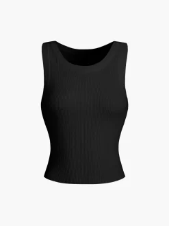 COMMENSE Solid Ribbed Sweater Vest* Sweater Vests|Sweaters & Cardigans