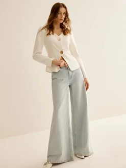 COMMENSE Split Skinny Blazer* Outerwear|Blazers