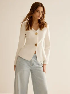 COMMENSE Split Skinny Blazer* Outerwear|Blazers