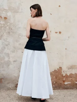 COMMENSE Split Tube Top Without Belt* Tank Tops & Camis|Tops