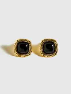 COMMENSE Spring Wire Edge Stud Earrings* Earrings|Accessories