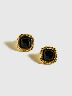 COMMENSE Spring Wire Edge Stud Earrings* Earrings|Accessories