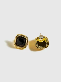 COMMENSE Spring Wire Edge Stud Earrings* Earrings|Accessories