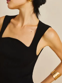 COMMENSE Square Neck Sweater Vest* Sweater Vests|Sweaters & Cardigans