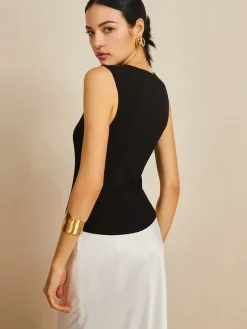 COMMENSE Square Neck Sweater Vest* Sweater Vests|Sweaters & Cardigans