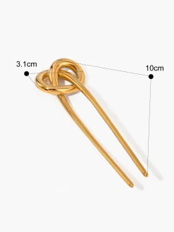 COMMENSE Stainless Knotted Hairpin* Hair Claws & Hats|Accessories
