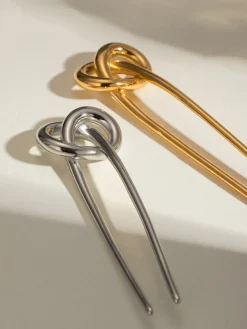 COMMENSE Stainless Knotted Hairpin* Hair Claws & Hats|Accessories
