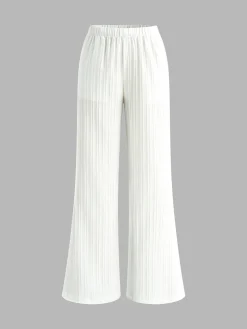 COMMENSE Stand Collar Bishop Sleeve Pants Set* Long Sleeve Sets|Pants Sets