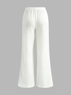 COMMENSE Stand Collar Bishop Sleeve Pants Set* Long Sleeve Sets|Pants Sets