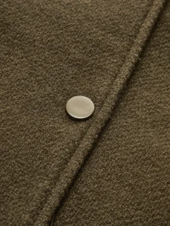 COMMENSE Stand Collar Contrast Trim Pockets Jacket* Outerwear|Jackets