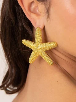 COMMENSE Starfish Design Beach Holiday Earrings* Earrings|Accessories