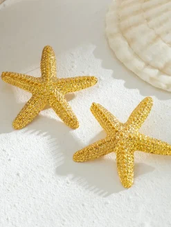 COMMENSE Starfish Design Beach Holiday Earrings* Earrings|Accessories