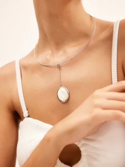 COMMENSE Sterling Baroque Pearl Necklace* Necklaces|Accessories