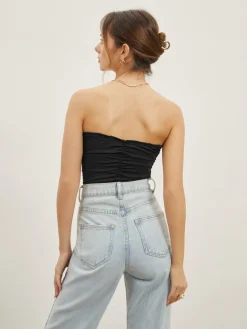 COMMENSE Strapless Wire Bustier Corset Top* Sweater Tops|Corset Tops