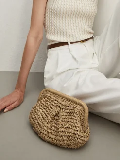 COMMENSE Straw Clutch Bag* Bags|Accessories