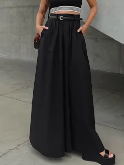 COMMENSE Street Vibe Maxi Skirt* Skirts|Bottoms