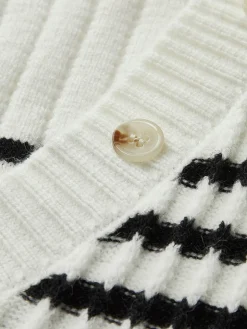 COMMENSE Stripe Panel Sweater Vest* Sweater Vests|Sweaters & Cardigans