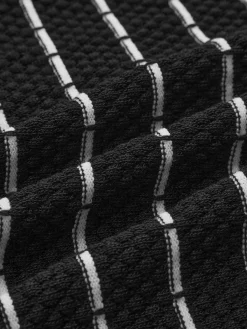 COMMENSE Striped Metal Button Long Sweater Dress* Sweater Dresses|Work Dresses