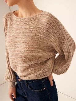 COMMENSE Striped Soft Sweater* Sweater Tops|Sweaters & Cardigans