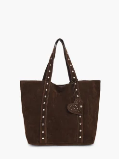 COMMENSE Studded Clasp Button Shoulder Bag* Bags|Accessories