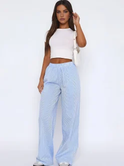 COMMENSE Styling Striped Long Pants* Pants|Bottoms