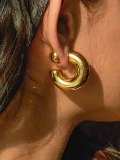 COMMENSE Stylish C-Shaped Earrings* Earrings|Accessories