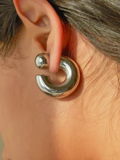 COMMENSE Stylish C-Shaped Earrings* Earrings|Accessories