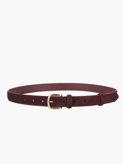 COMMENSE Suede Buckle Slim Belt* Belts & Chain|Accessories