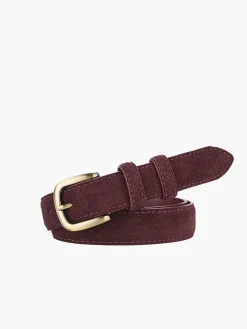 COMMENSE Suede Buckle Slim Belt* Belts & Chain|Accessories