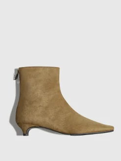 COMMENSE Suede Kitten Ankle Boots* Shoes|Accessories