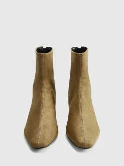 COMMENSE Suede Kitten Ankle Boots* Shoes|Accessories