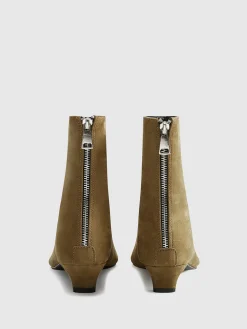 COMMENSE Suede Kitten Ankle Boots* Shoes|Accessories