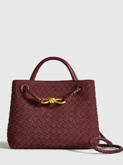 COMMENSE Suede Woven Tote Bag* Bags|Accessories