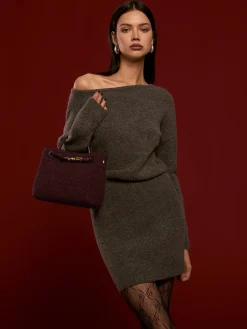 COMMENSE Suede Woven Tote Bag* Bags|Accessories