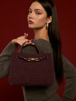 COMMENSE Suede Woven Tote Bag* Bags|Accessories