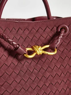 COMMENSE Suede Woven Tote Bag* Bags|Accessories