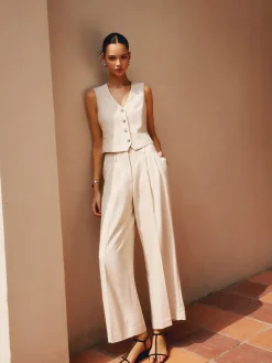 COMMENSE Tailored Button Suit Waistcoat* Outerwear|Vests
