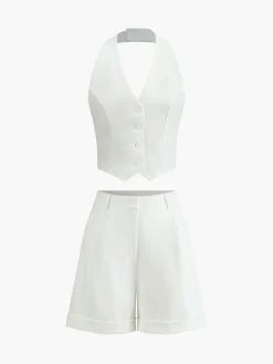 COMMENSE Tailored Suit Shorts Set* Shorts Sets|Shorts