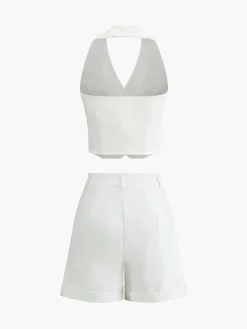 COMMENSE Tailored Suit Shorts Set* Shorts Sets|Shorts