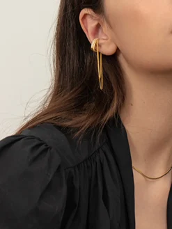 COMMENSE Tassel Single Ear Bone Clip* Earrings|Accessories