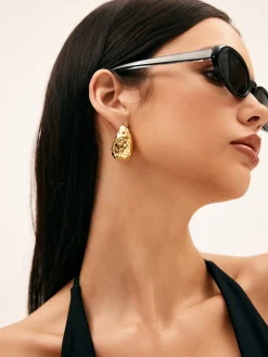 COMMENSE Teardrop Drop Stud Earrings* Earrings|Accessories