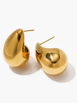 COMMENSE Teardrop Hoop Earrings* Earrings|Accessories