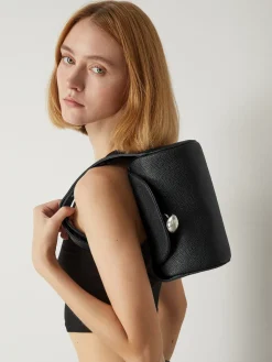 COMMENSE Textured Buckle Flap Handbag* Bags|Accessories