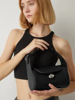 COMMENSE Textured Buckle Flap Handbag* Bags|Accessories