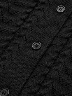 COMMENSE Textured Button-Front Sweater Vest* Sweater Vests|Sweaters & Cardigans