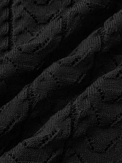 COMMENSE Textured Button-Front Sweater Vest* Sweater Vests|Sweaters & Cardigans