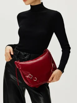 COMMENSE Textu Zipper Shoulder Bag* Bags|Accessories
