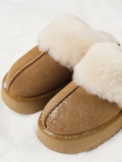 COMMENSE Thick Sole Fleecing Slippers Boots* Shoes|Accessories